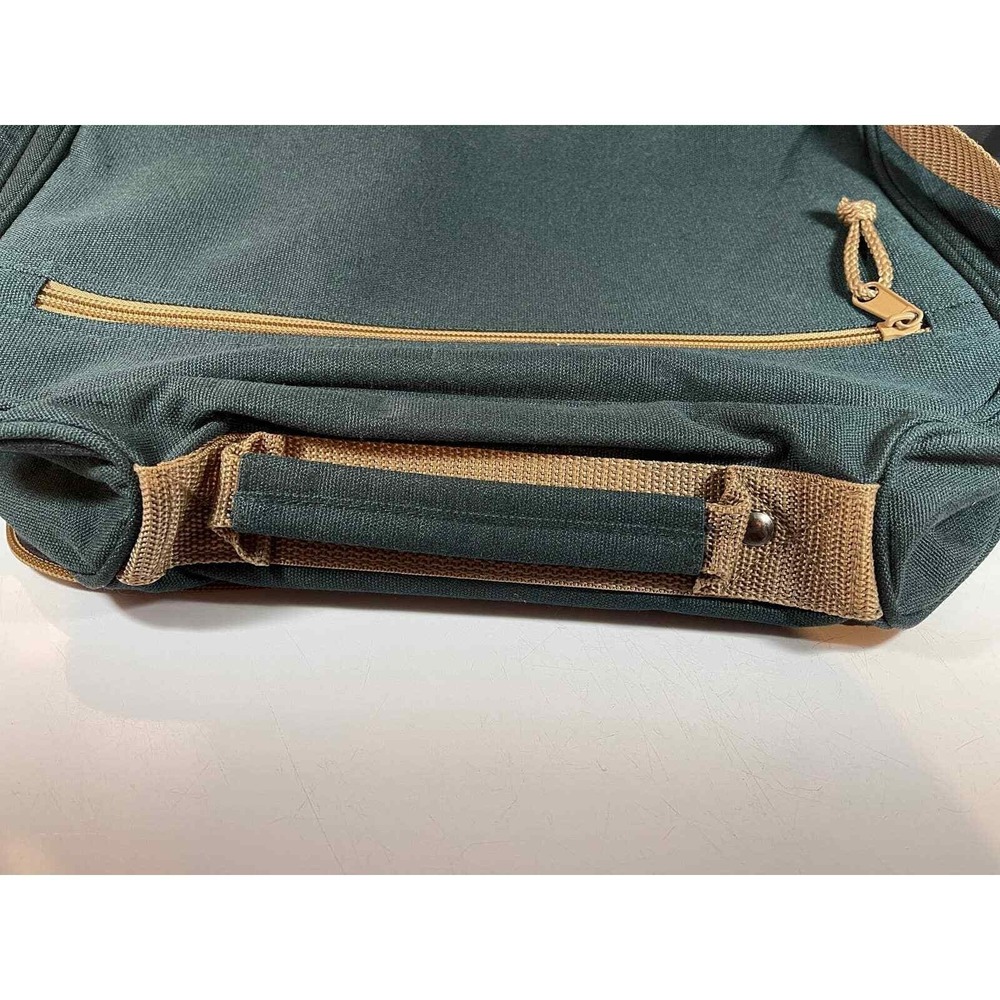 Just Bepaws Dog Travel Bag Green Tan‎ Personalized "KOKO" Tote Boutique Pet Gear - Picture 11 of 13
